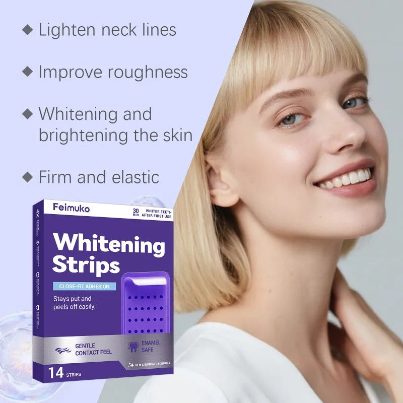 Purple Teeth Whitening Strips for Sensitive Teeth – Whiter Smile in Minutes